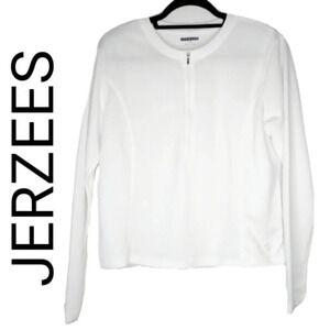 JERZEES ACTIVE WEAR JACKET - WHITE